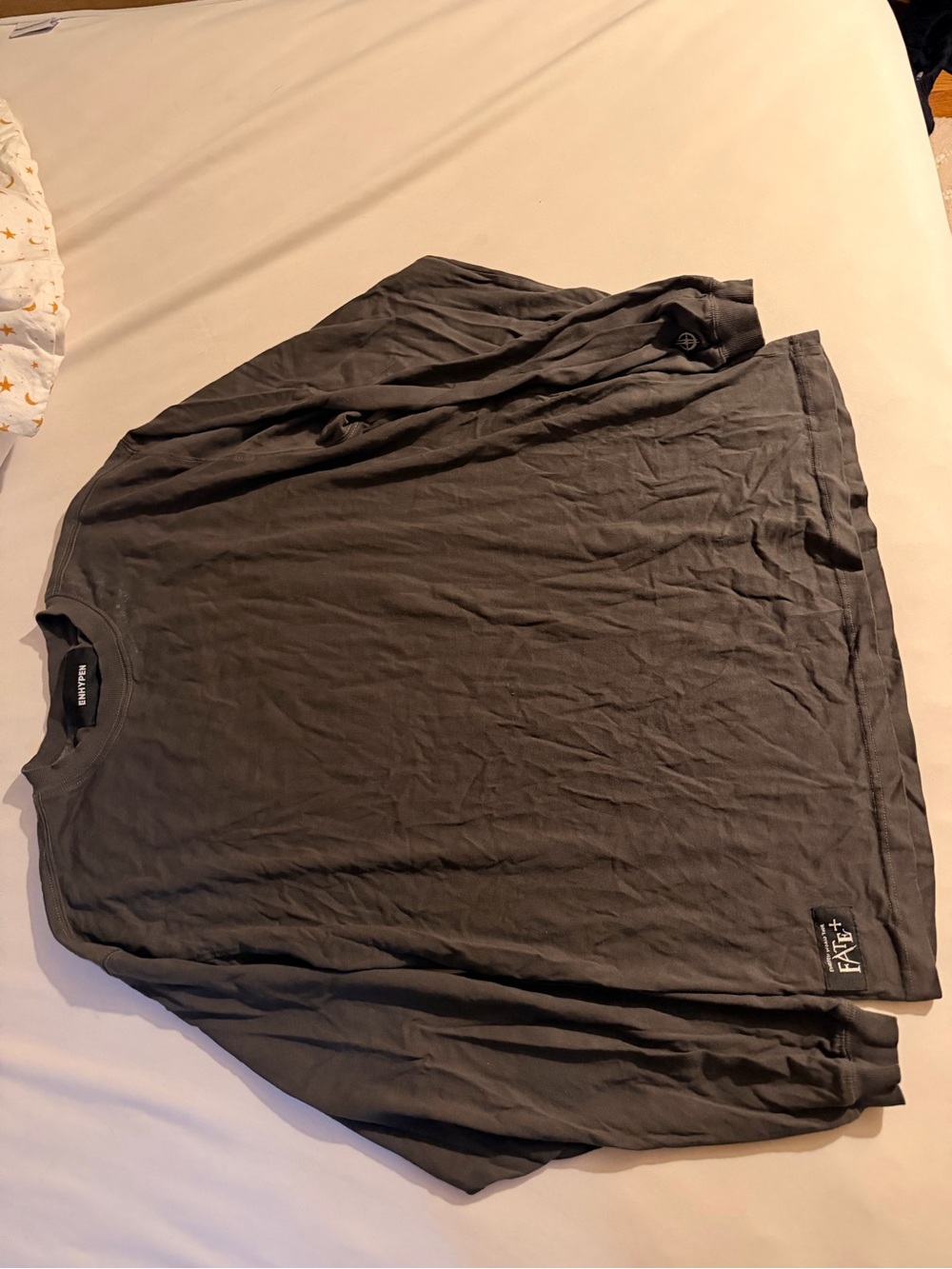 Enhypen Fate+ Tour official Long Sleeve Tee - Charcoal Gray